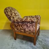 French Art Deco Lounge Armchair Circa 1920.