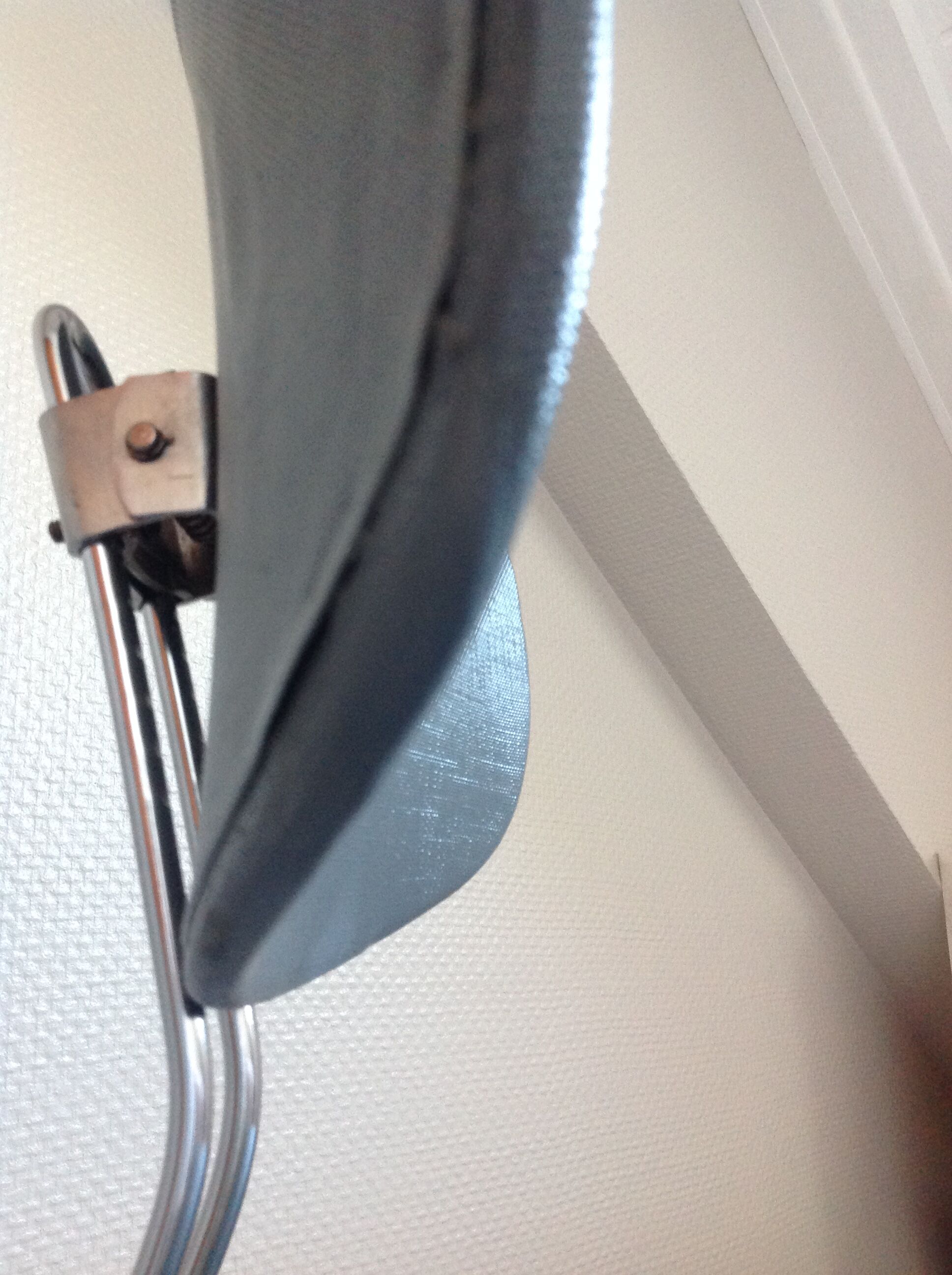 Chrome metal swivel chair industrial/vintage style 50s-60s