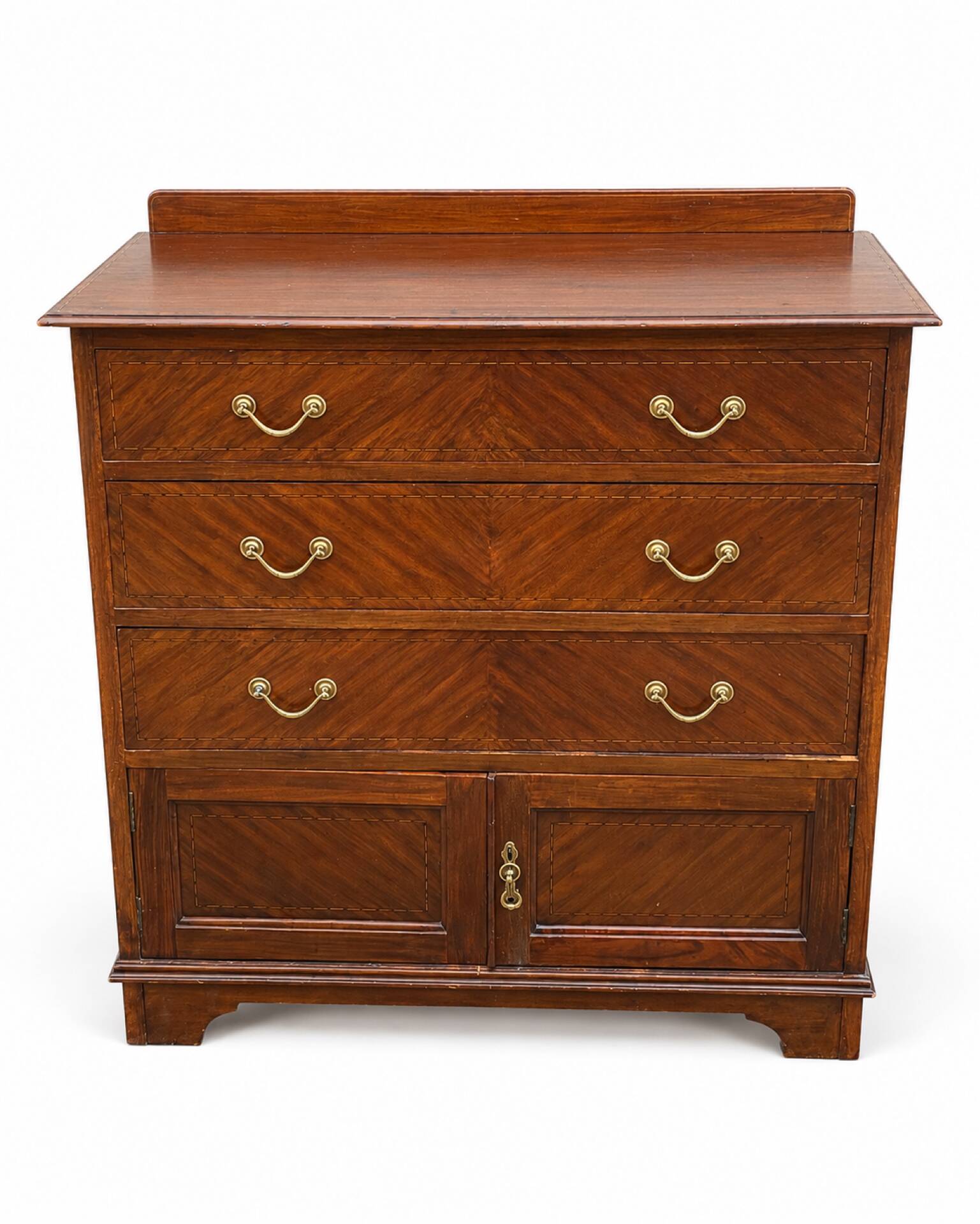 Georgian Chippendale commode 19th century