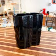 Vase vintage noir
