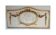 Top of door decorative paneau gilded wood