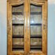 Library with gendarme's hat Louis Philippe era in blond walnut around 1830