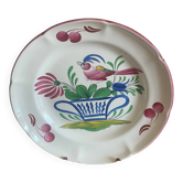 Assiette oiseau St Clément