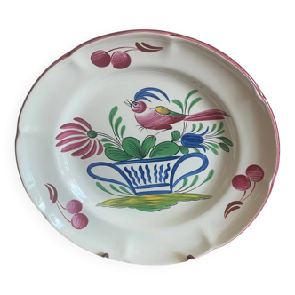 Assiette oiseau St Clément