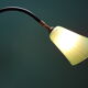 Light tripod lamp shade glass green sprit 1950