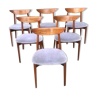 Set of six Harry Ostergaard chairs for Randers Mobelfabrick Denmark 1960