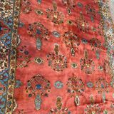 Large handmade vintage carpet Transylvania 198x298 cm