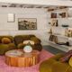 Contemporary Pink Rug - 390 x 290 cm