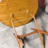 Vintage Scandinavian extendable teak table from the 1970s.