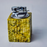 Briquet en albâtre beige par Romano Bianchi, Italie, 1970