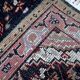 Vintage indian mahal handmade carpet 61cm x 88cm 1970s