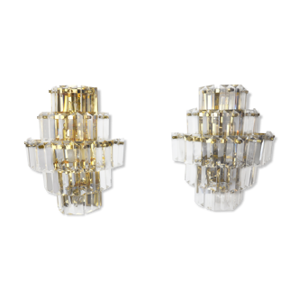 Pair of Kinkeldey sconces, Germany, 1970