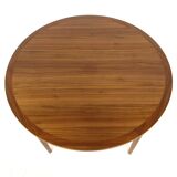 Scandinavian walnut dining table, Sweden, 1960