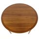 Scandinavian walnut dining table, Sweden, 1960