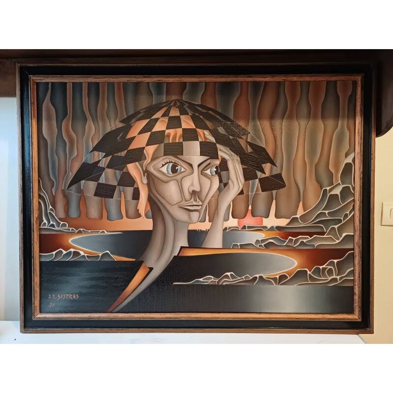 Oil on canvas, J.M. Sostras, 1979