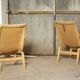 2x Bruno Mathsson "Eva" Lounge Chair by Dux, Sweden