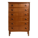 Teak chest of drawers with six drawers