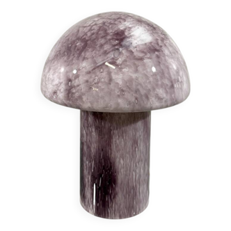 Glass mushroom table lamp by Fischer Leuchten 1970's