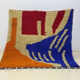 Traditional handcrafted Berber rug, size 140 x 260 cm