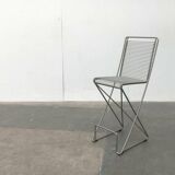 Postmodern German kitchen bar stool Kreuzschwinger by Till Behrens for Schlubach, 1980s.