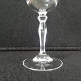 Crystal wine glass