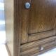 Vintage oak pharmacy shelf
