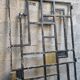 Art Deco period house door in cast iron