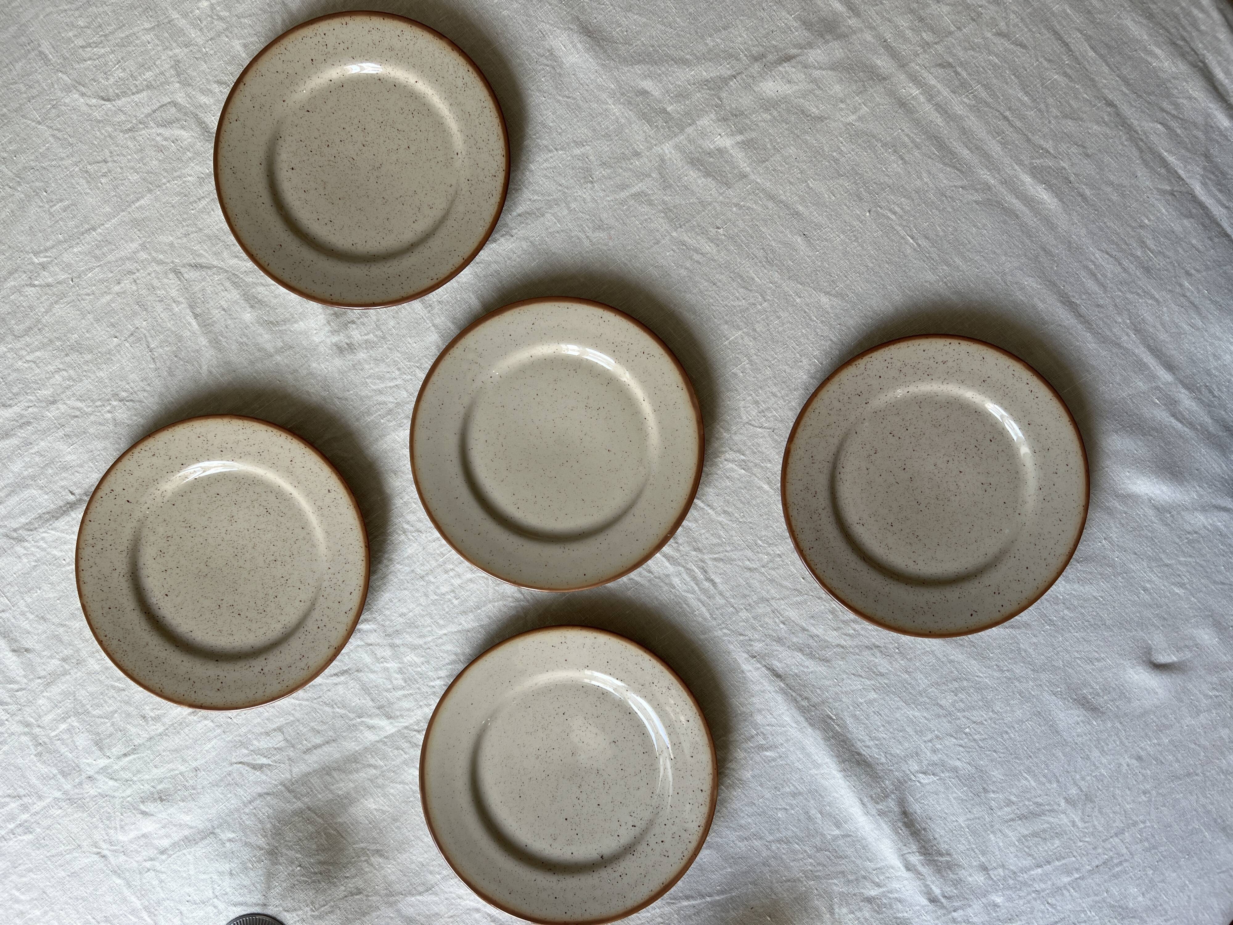 5 vintage plates Tilowice Poland