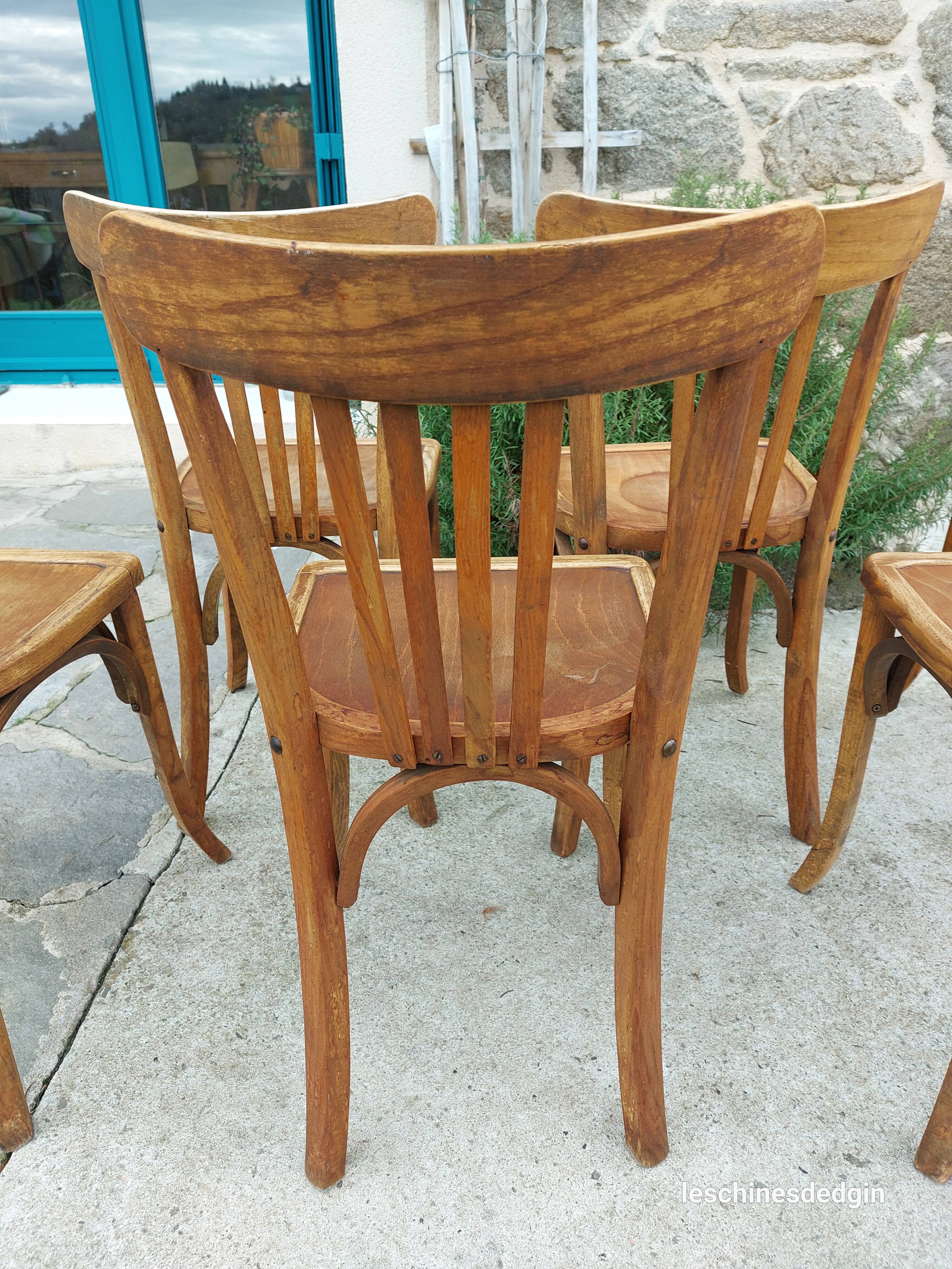 6 Luterma bistro chairs