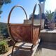 Large vintage rattan/bamboo magazine  rack Italian