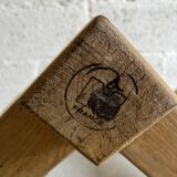 Display and plant holder in solid oak by Guillerme and Chambron for Votre Maison