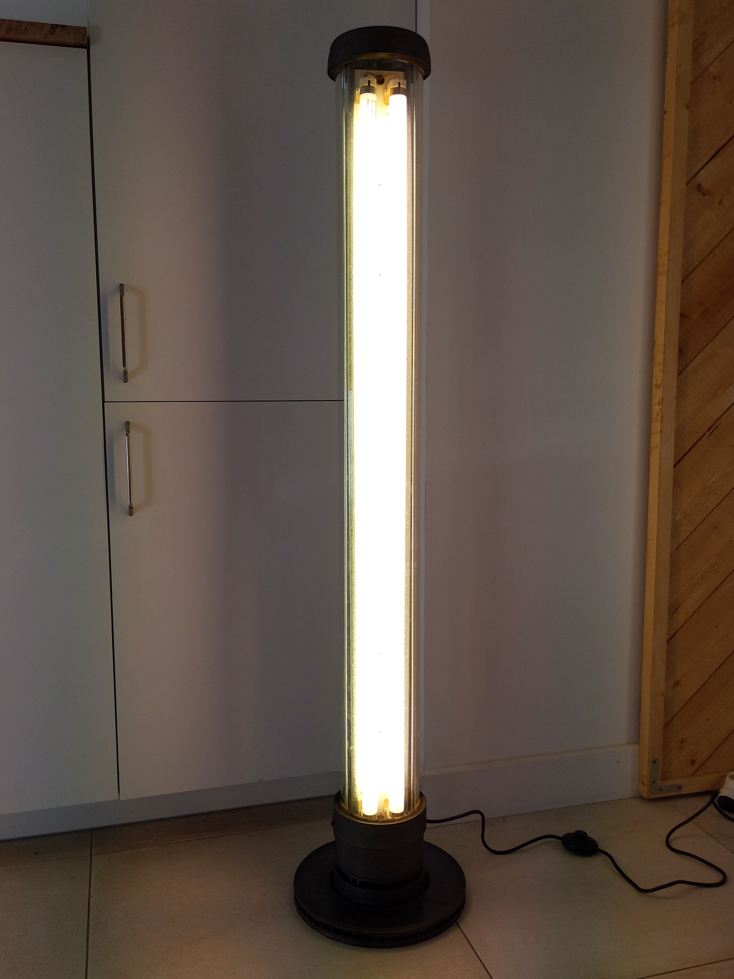 Large industrial-style fixture