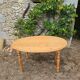 Table à abattants pliable en bois massif brut