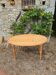 Table à abattants pliable en bois massif brut