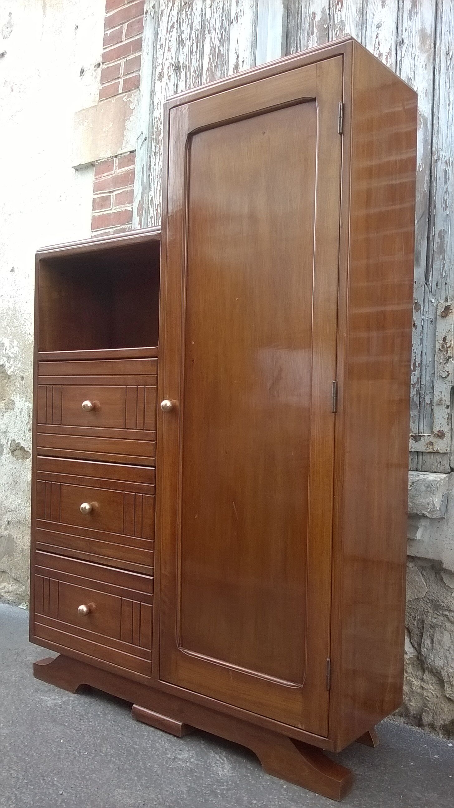 Armoire commode asymétrique art déco