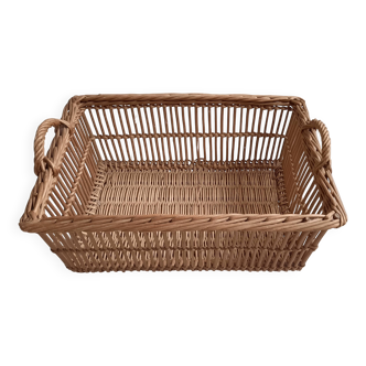 Grande panière a linge ancienne