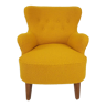 Artifort armchair Theo Ruth yellow boucle teddy NEW upholsterd