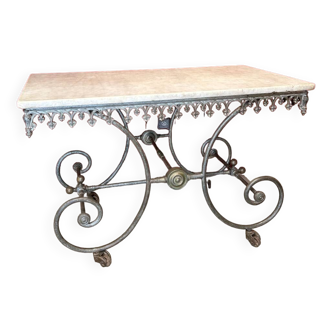 19th century butcher's table