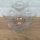 Set de 4 coupes verre taillé