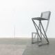 Postmodern German Kreuzschwinger bar stool by Till Behrens for Meyer Stahlmöbel, 1980s.