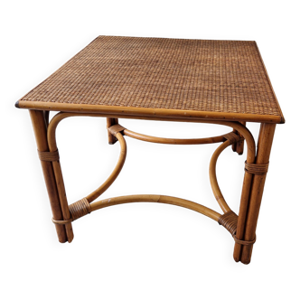 Rattan coffee table