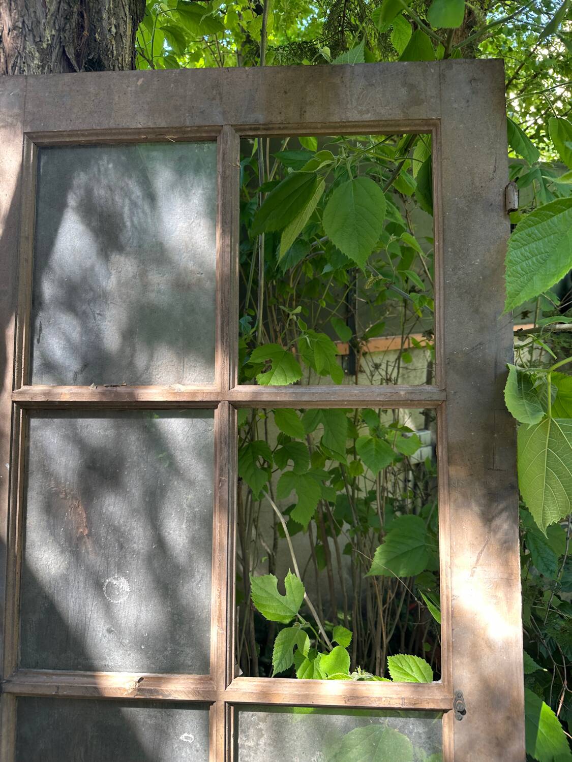Double-leaf interior French doors