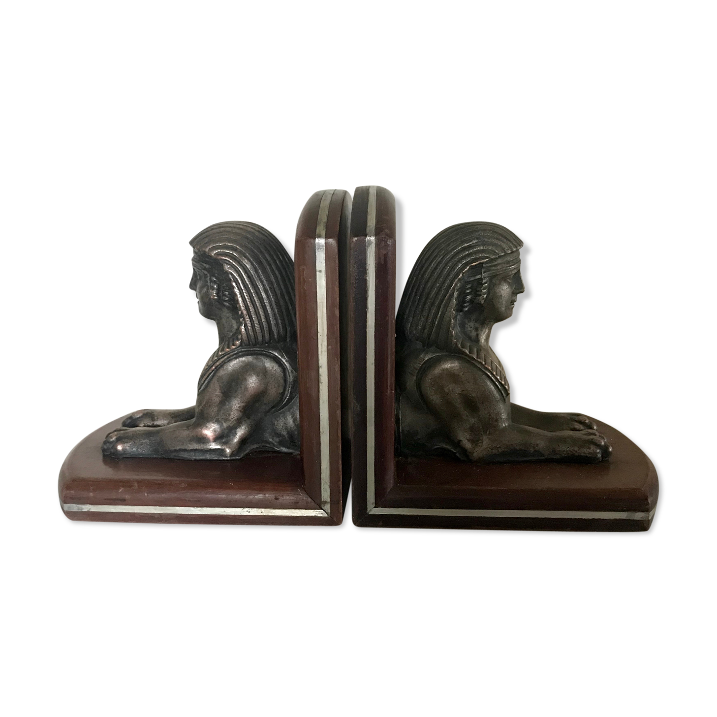 Art deco sphinx bookends