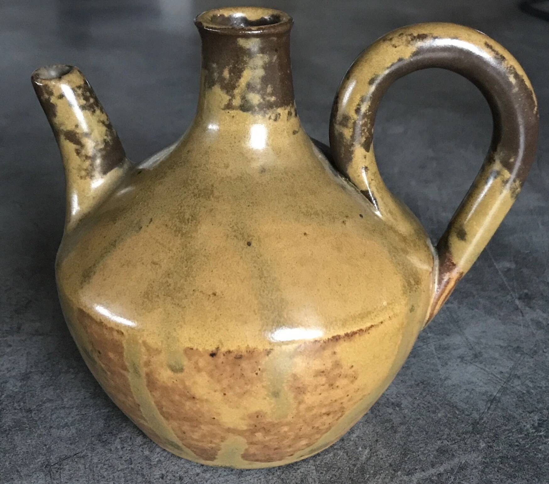 PITCHER Jug in PUISAYE stoneware signed Paul Jeanneney