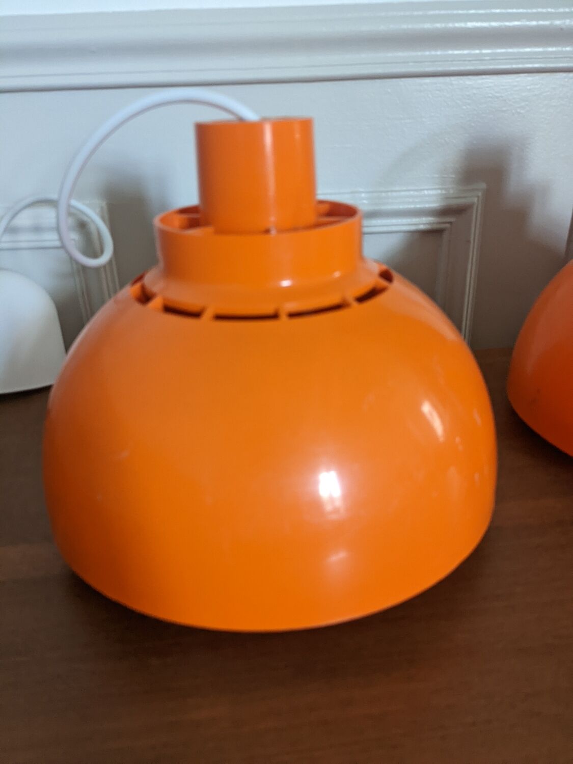 Pair of Danish Minisol pendant lights