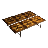 Tables basses en marqueterie (ensemble) 19e siècle
