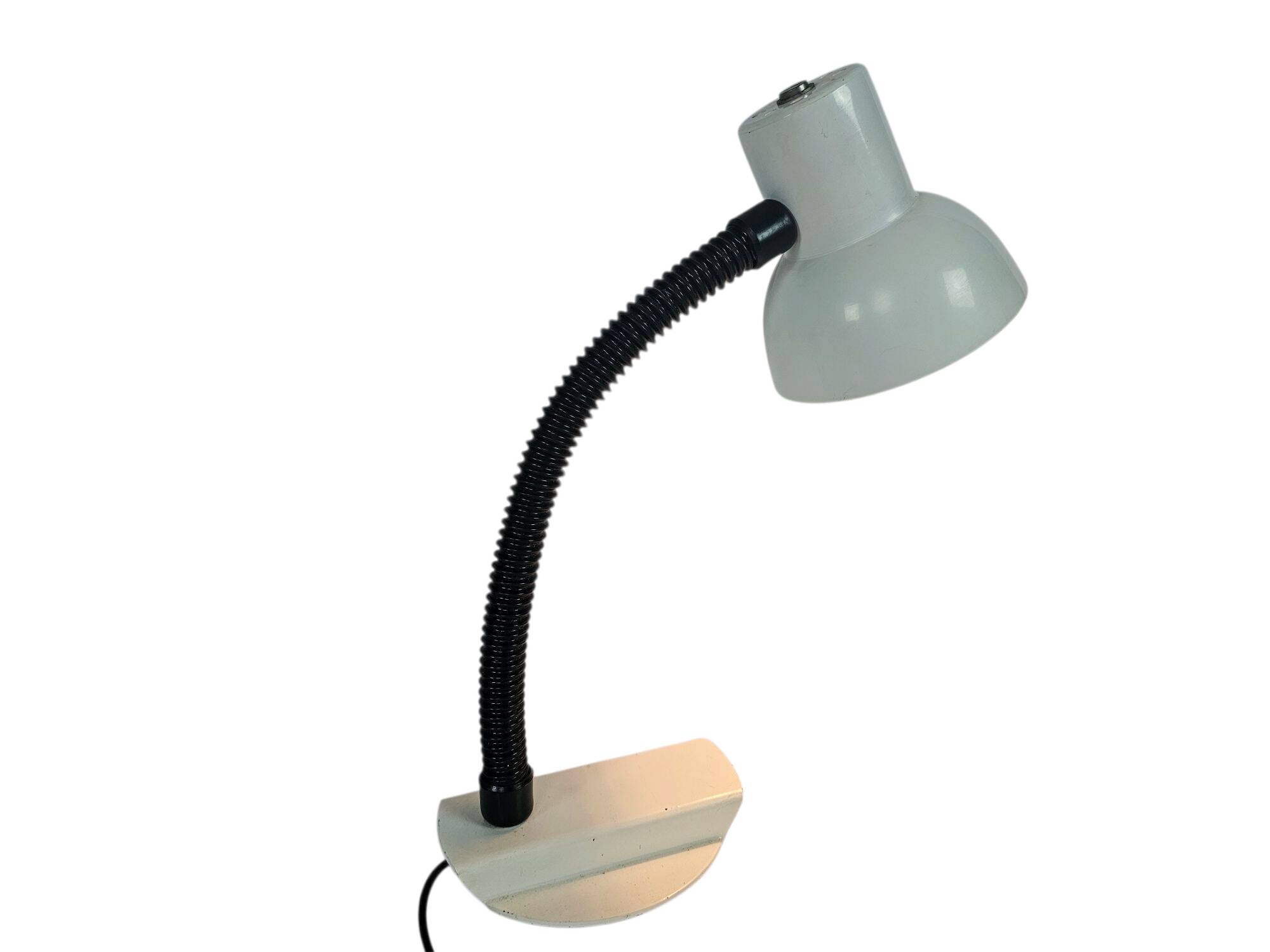 Dutch design - Hala Zeist - desklamp- model 703 - gooseneck - white - 70's