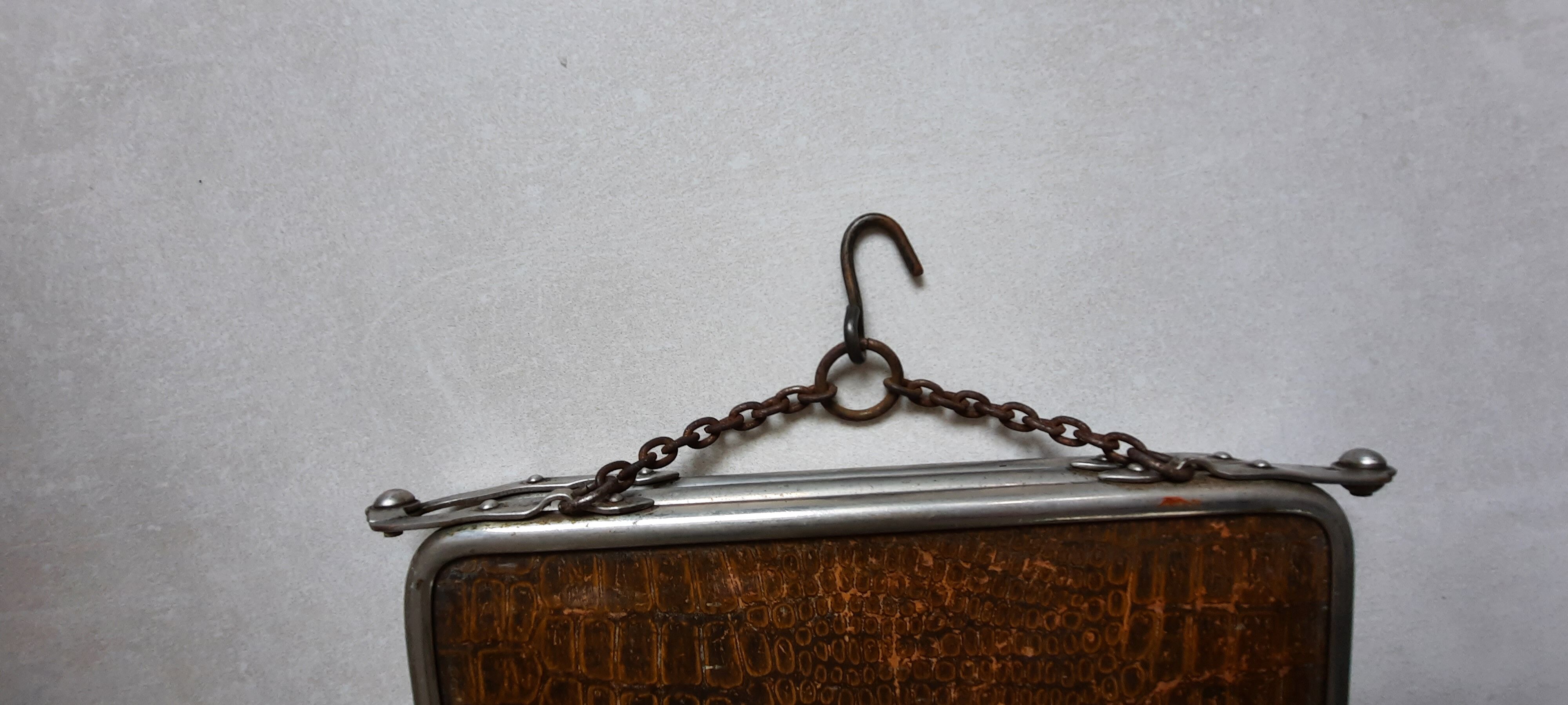 Ancient tryptic barber mirror