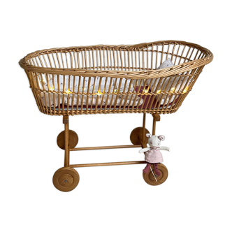 Light rattan cradle, toy