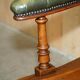 Victorian captain's chair in mahogany and leather